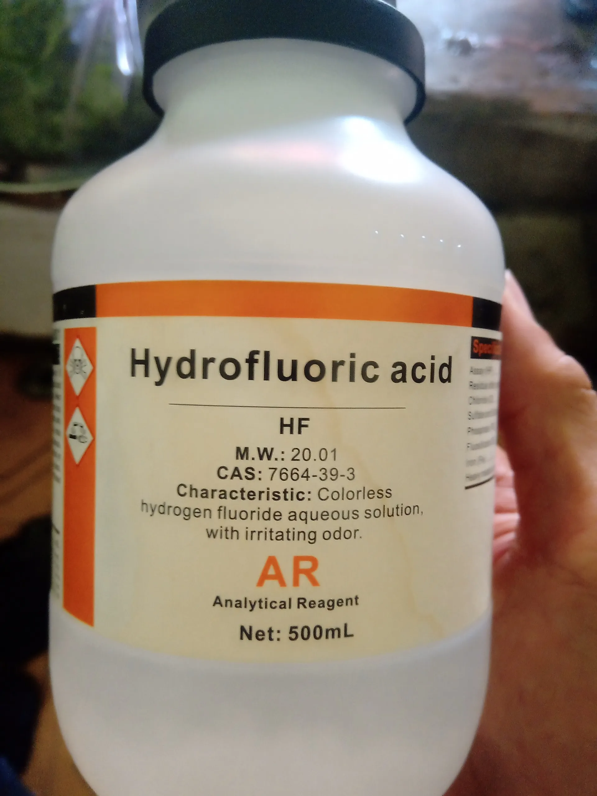 ACID FLUORHYDRIC – HF DV